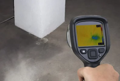 lokalizacja wycieku kamerą termowizyjną